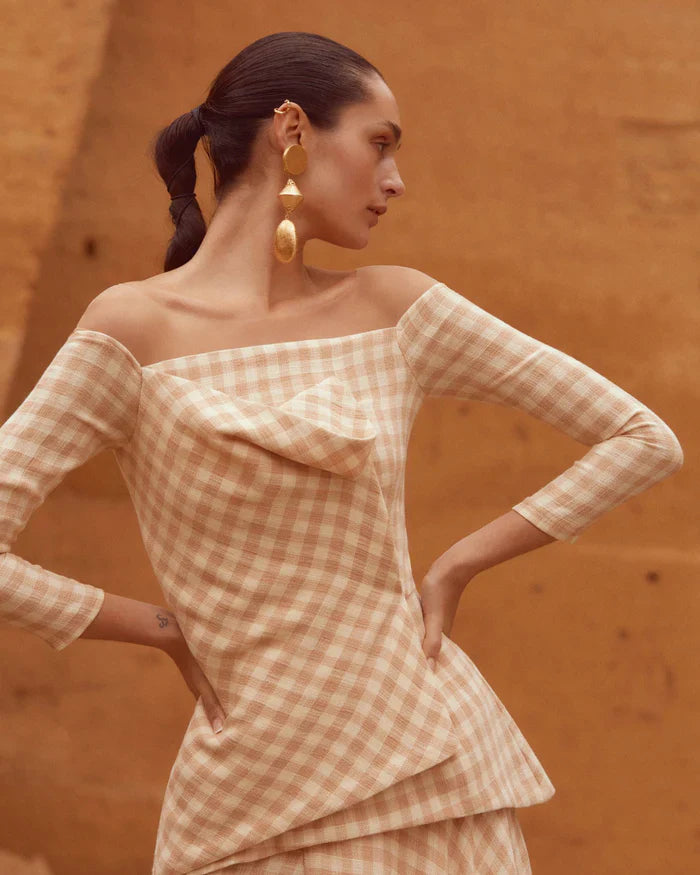 LÍA - CONJUNTO TOP Y FALDA