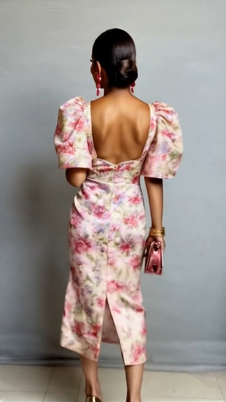 TINA - VESTIDO CON ESTAMPADO FLORAL