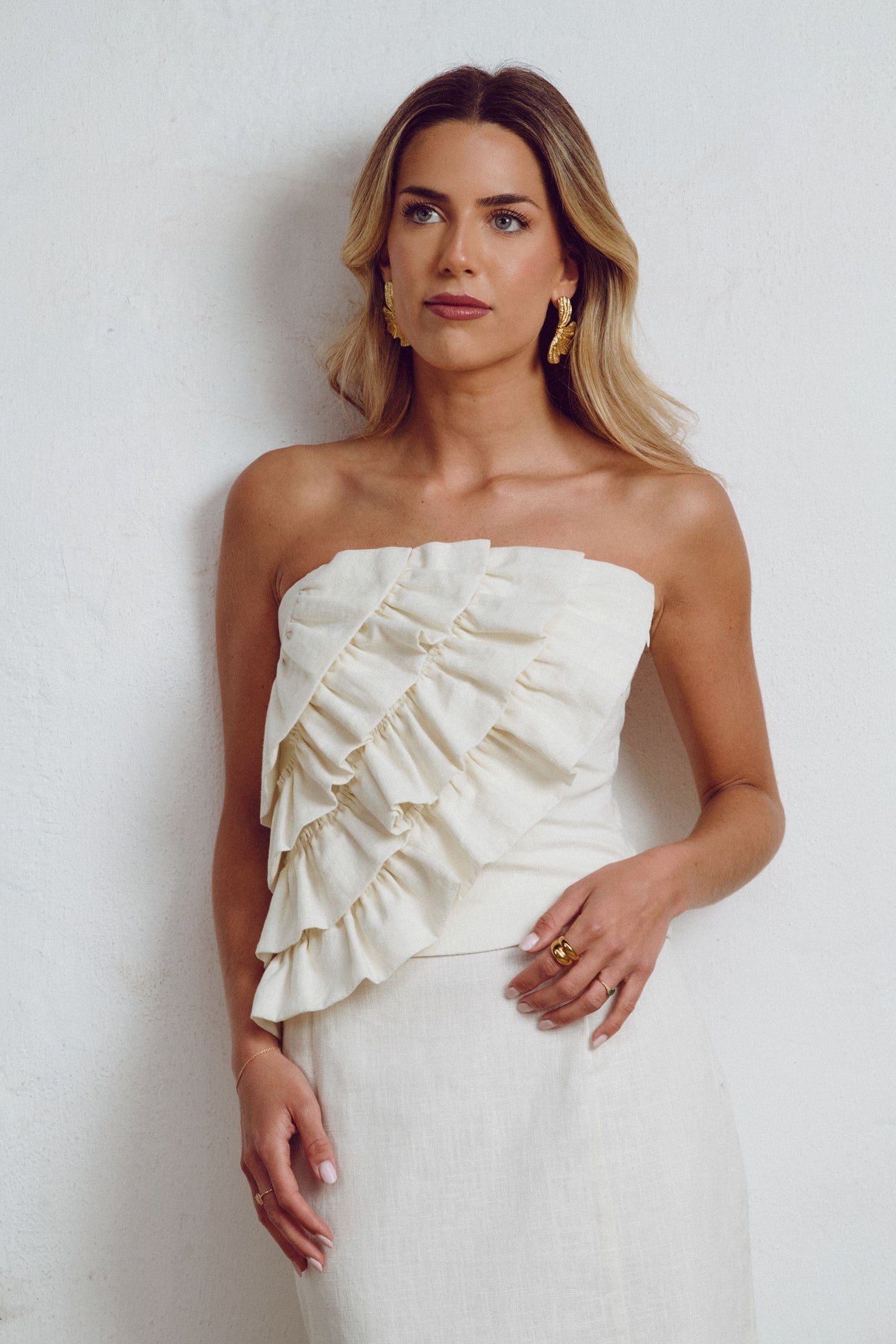 BENITA - CONJUNTO TOP Y FALDA