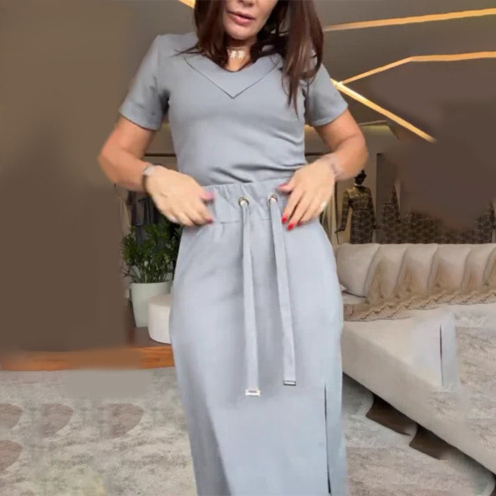 MOLINA - CONJUNTO CAMISETA Y FALDA MIDI