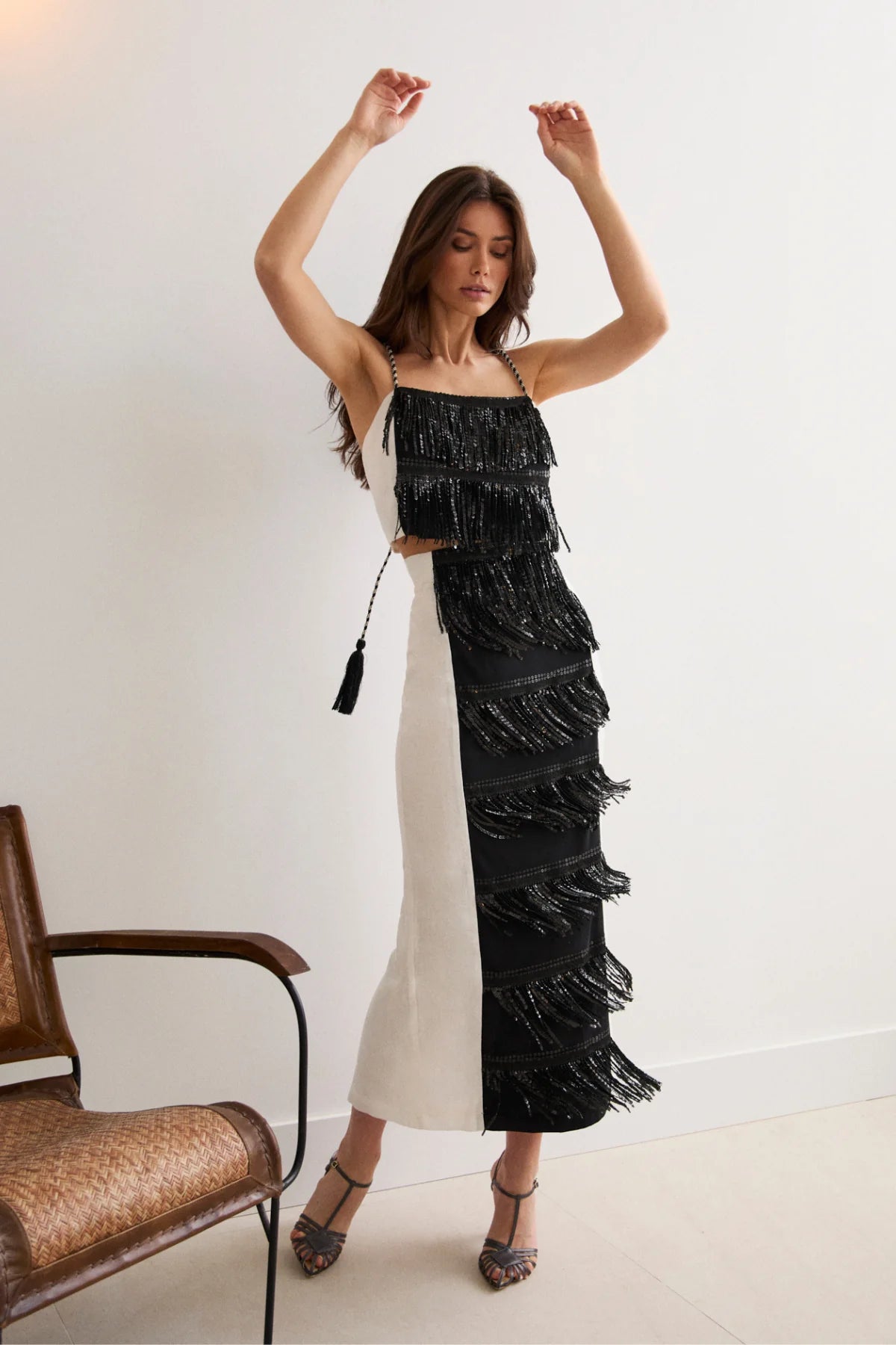 LURDES - CONJUNTO TOP Y FALDA