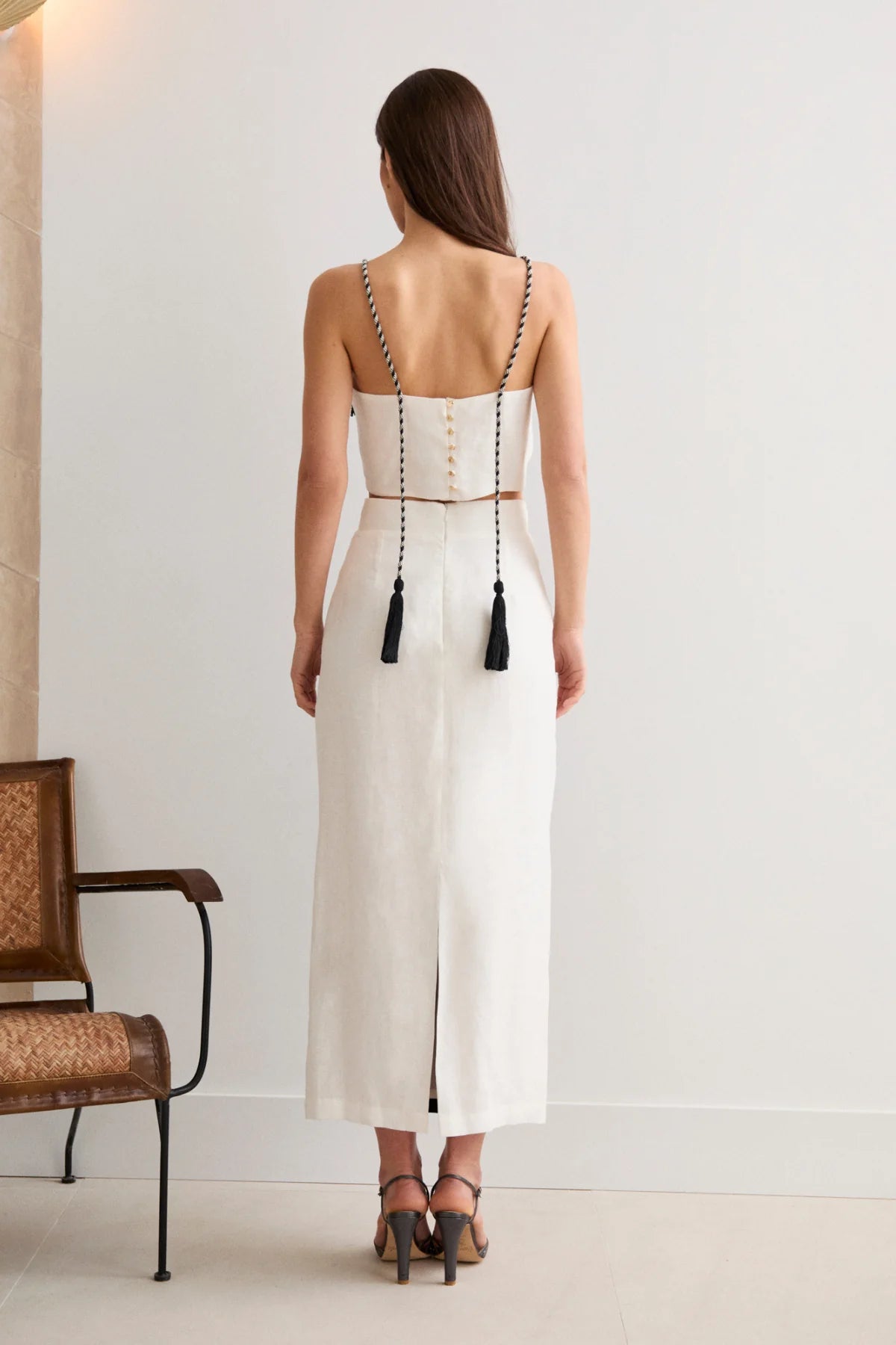 LURDES - CONJUNTO TOP Y FALDA