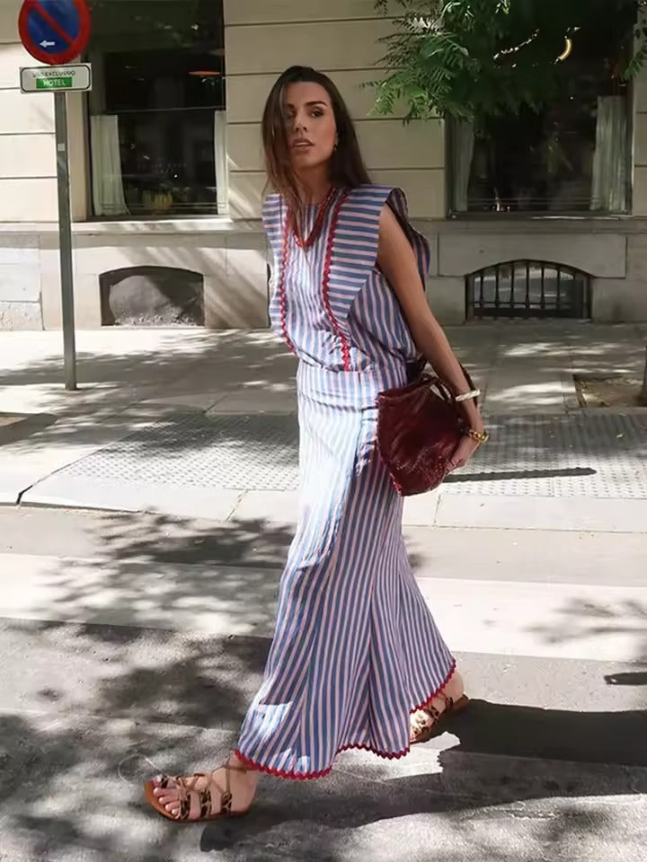 MARTA - VESTIDO MIDI CON MANGAS AMPLIAS