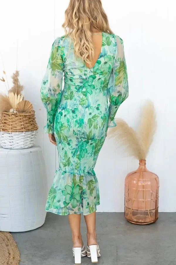 ALAZNE - VESTIDO CON ESTAMPADO FLORAL