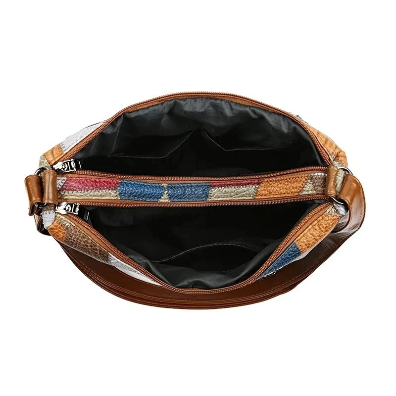 MARINA - BANDOLERA CON DISEÑO DE PARCHES