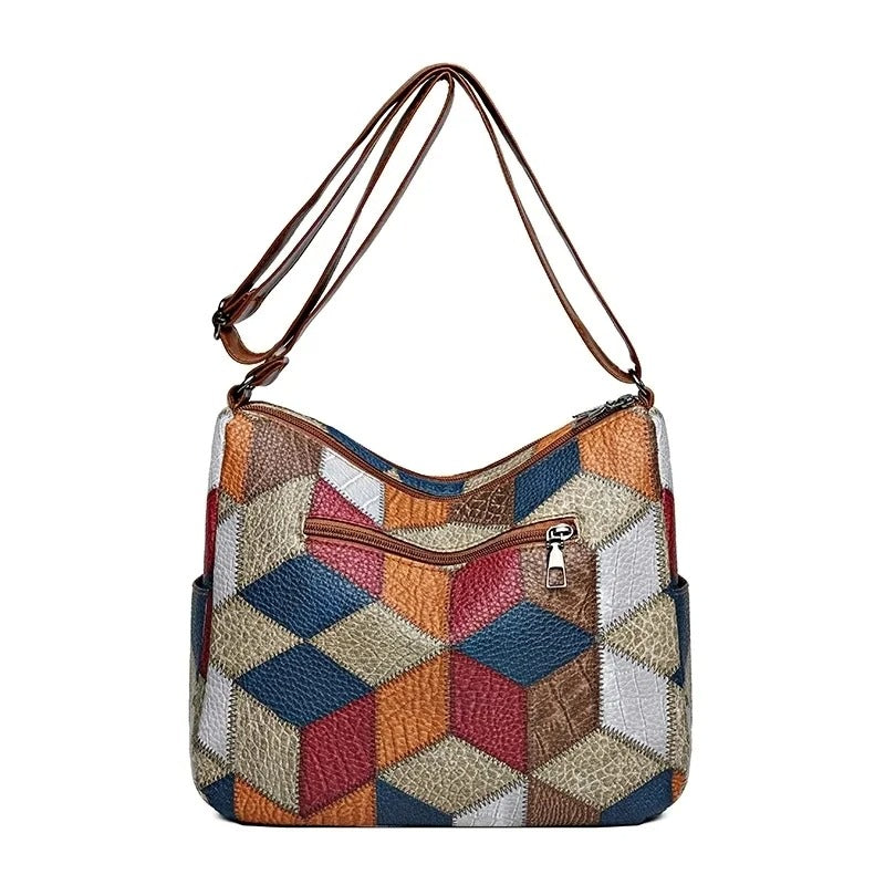 MARINA - BANDOLERA CON DISEÑO DE PARCHES