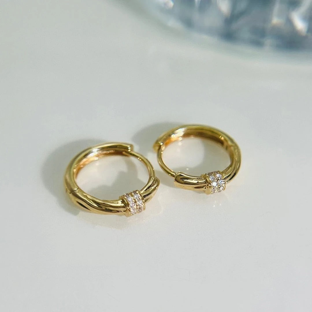 AMAYA - AROS DORADOS CON CIRCONITAS