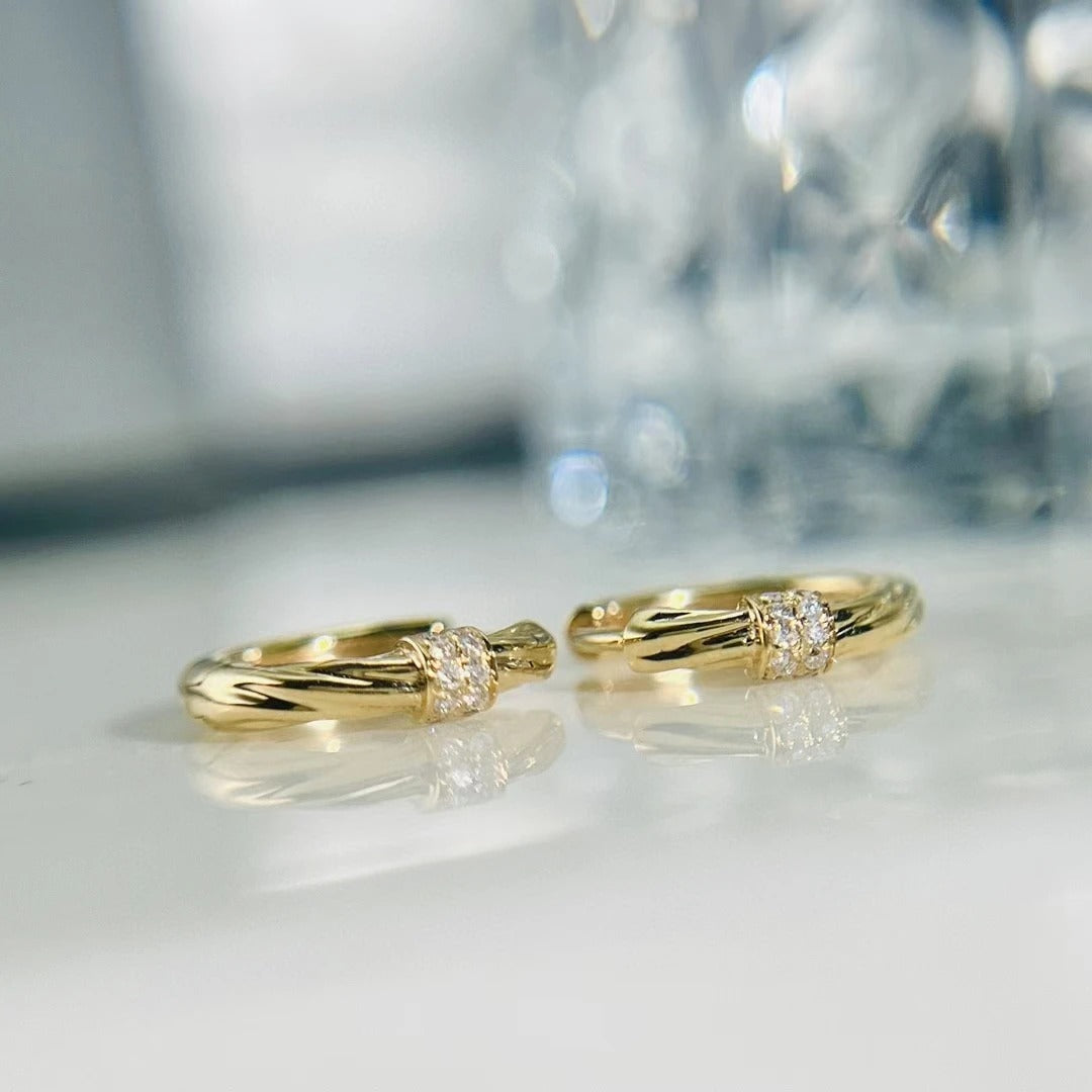 AMAYA - AROS DORADOS CON CIRCONITAS
