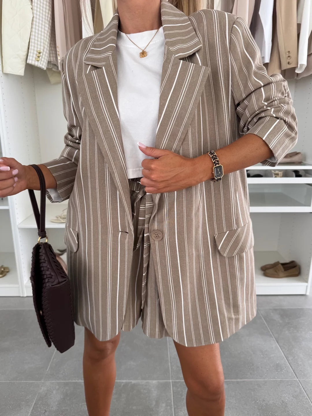 PALMIRA - CONJUNTO DE CHAQUETA Y BERMUDA