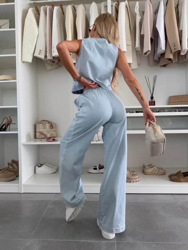 GIANNA - CONJUNTO PANTALÓN Y CHALECO