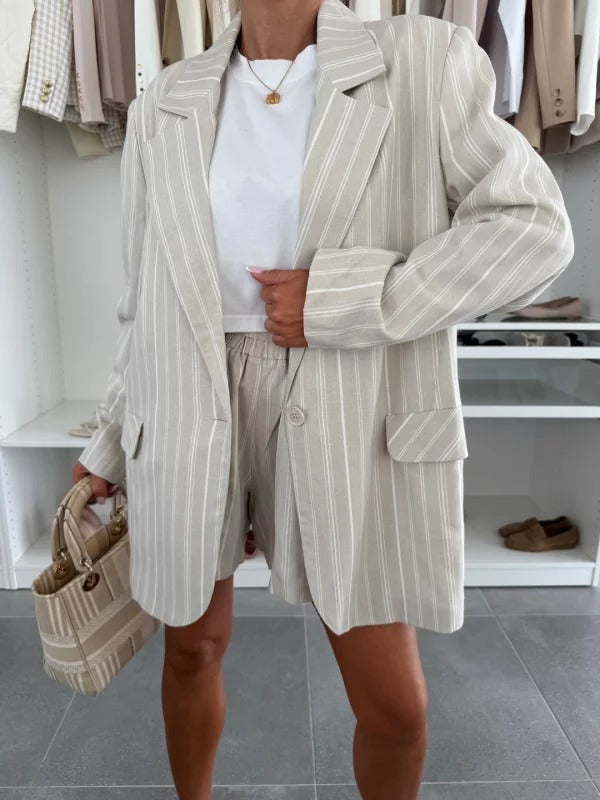 PALMIRA - CONJUNTO DE CHAQUETA Y BERMUDA