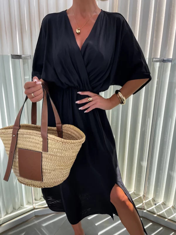 YAJAIRA - VESTIDO MIDI ELEGANTE