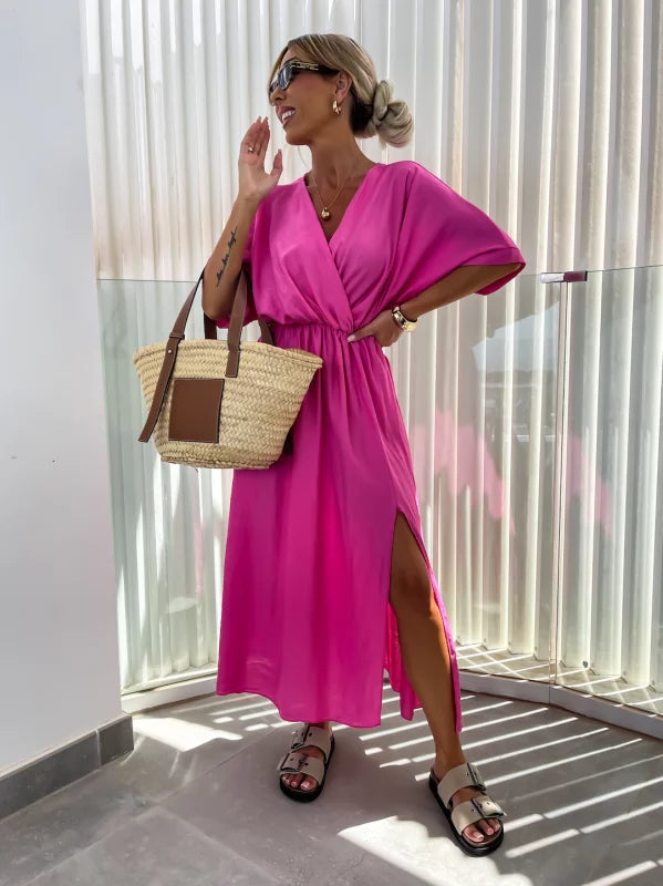 YAJAIRA - VESTIDO MIDI ELEGANTE