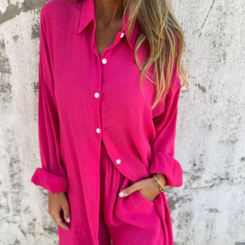 HANA - CONJUNTO DE BLUSA Y SHORT