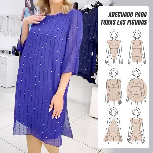 ILIANA - VESTIDO MIDI HOLGADO