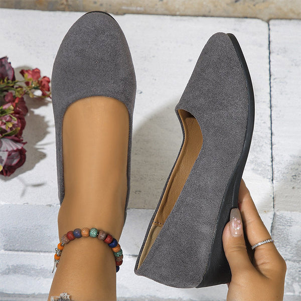 CARIDAD - ZAPATOS CON CUÑA BAJA