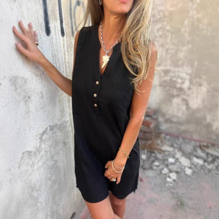 LEYRE - VESTIDO HOLGADO SIN MANGAS