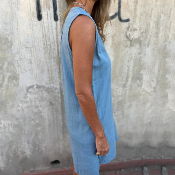 LEYRE - VESTIDO HOLGADO SIN MANGAS