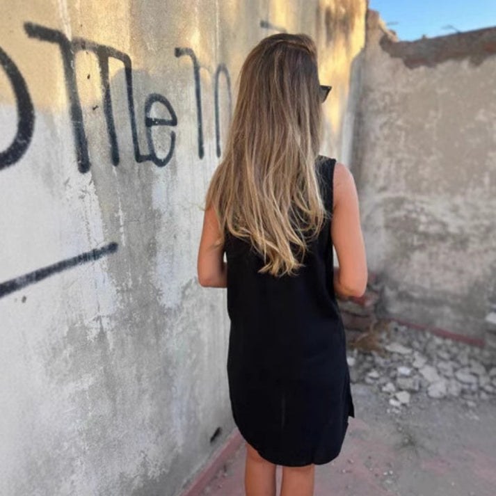 LEYRE - VESTIDO HOLGADO SIN MANGAS