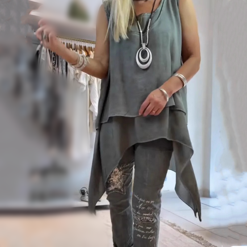 GARA - CONJUNTO TOP Y PANTALÓN