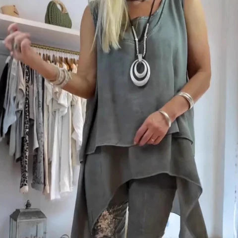 GARA - CONJUNTO TOP Y PANTALÓN