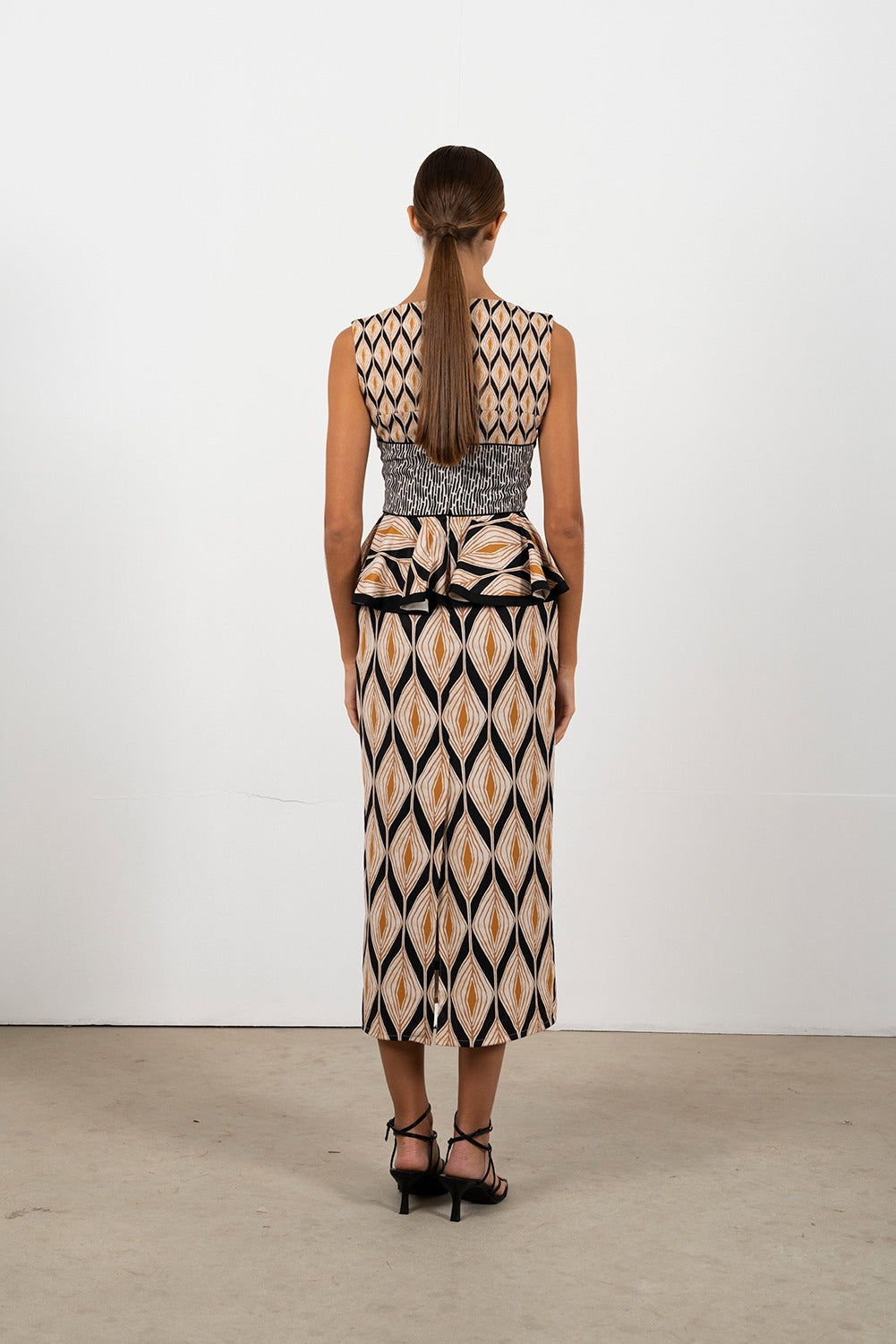 LAURA - VESTIDO MIDI ESTAMPADO