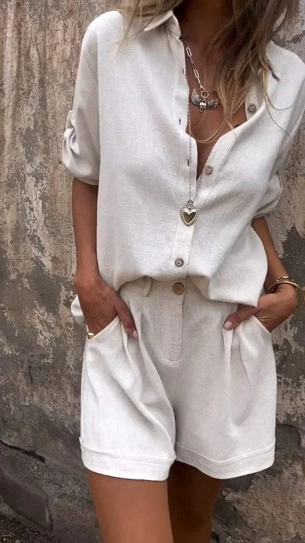 CAMELIA - CONJUNTO BLUSA Y SHORT
