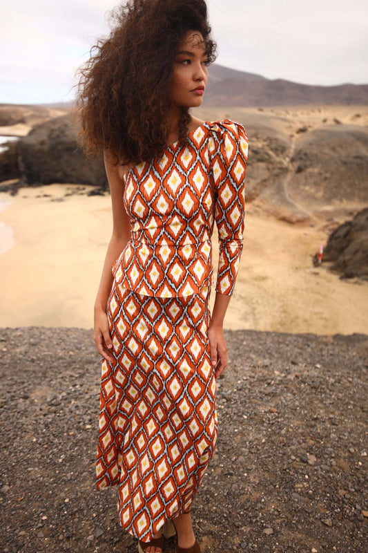 PRUDENCIA - VESTIDO ASIMÉTRICO ELEGANTE