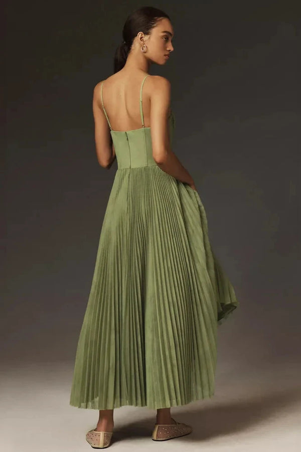 ENCARNI - VESTIDO MIDI ACAMPANADO
