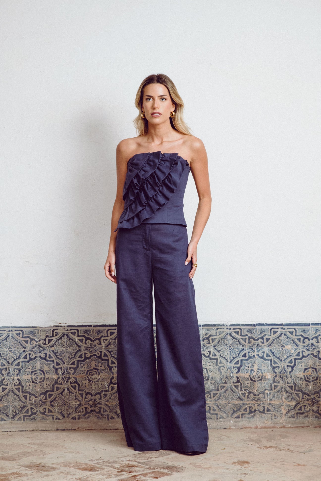 NATIVIDAD - CONJUNTO TOP Y PANTALÓN