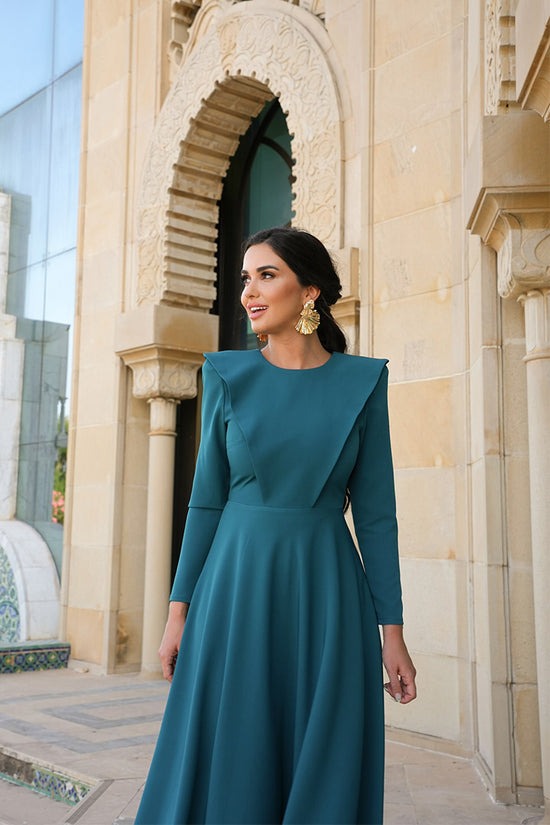 GRACIA - VESTIDO CON MANGAS LARGAS
