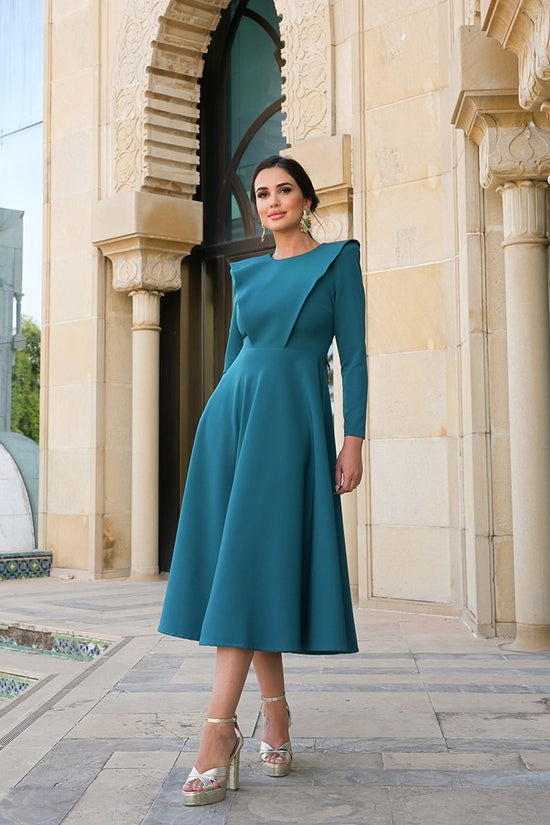 GRACIA - VESTIDO CON MANGAS LARGAS