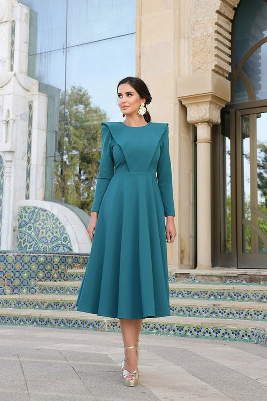 GRACIA - VESTIDO CON MANGAS LARGAS