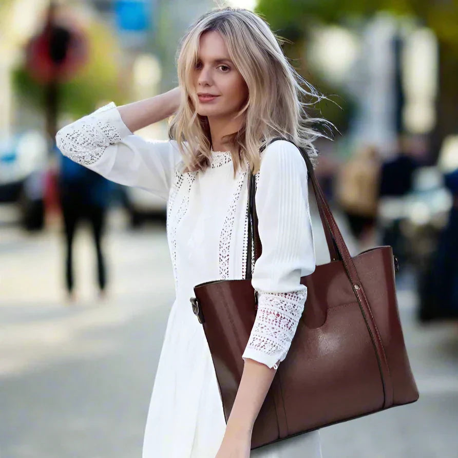 SUSANA - BOLSO TOTE DE CUERO