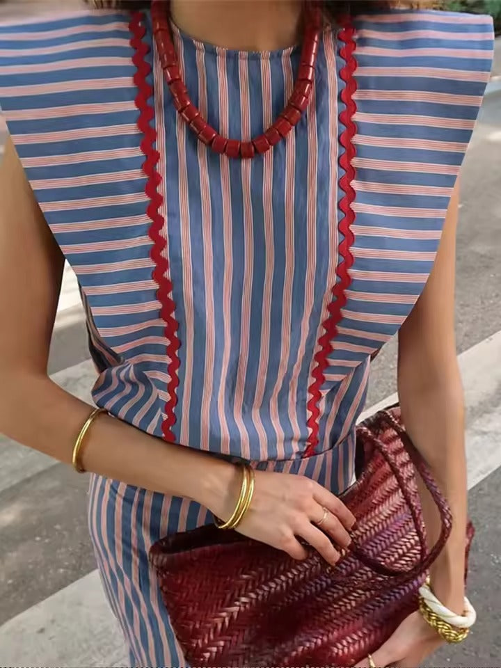 MARTA - VESTIDO MIDI CON MANGAS AMPLIAS