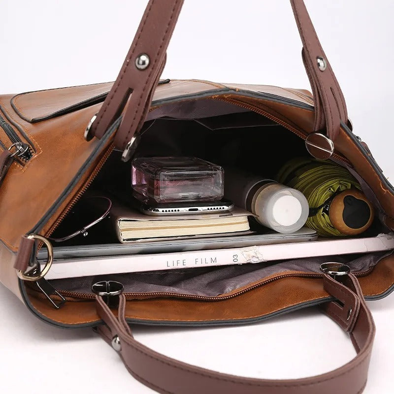 SANDRA - BOLSO TOTE DE CUERO
