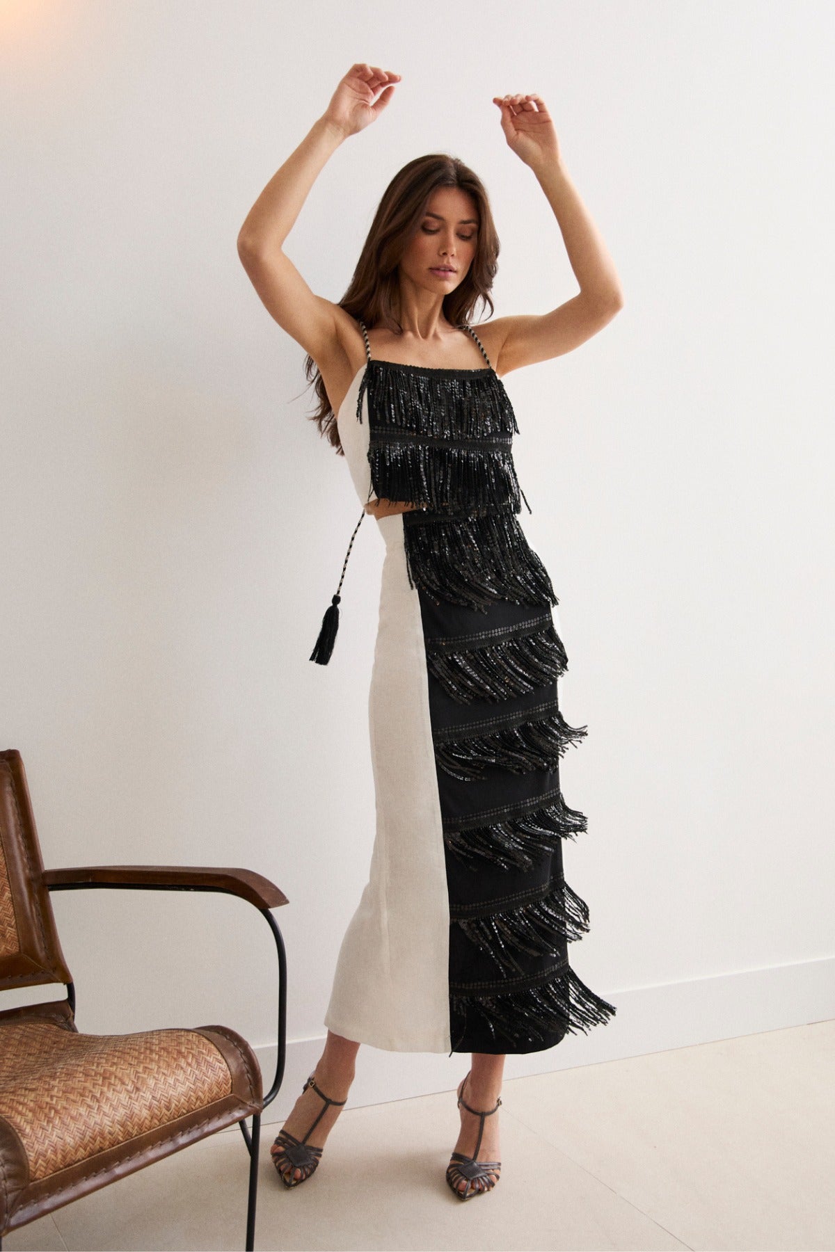 LURDES - CONJUNTO TOP Y FALDA