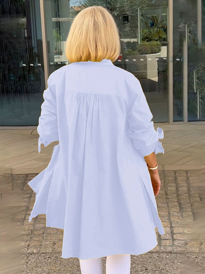 ONA - CHAQUETA LARGA CON BOTONES