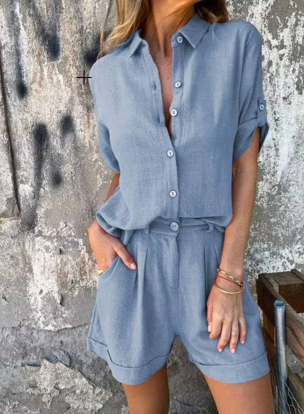 CAMELIA - CONJUNTO BLUSA Y SHORT