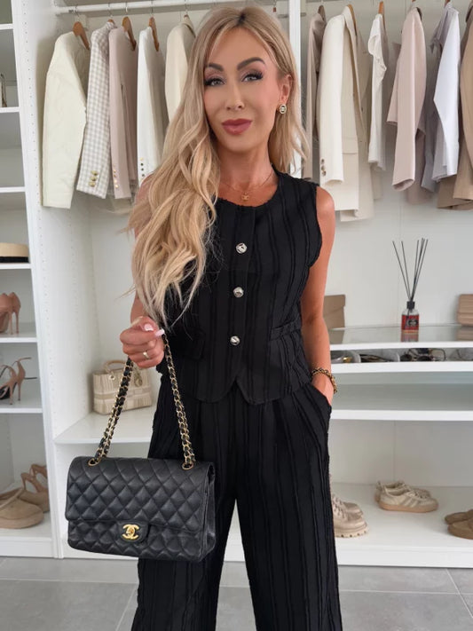 FELICIA - CONJUNTO CHALECO Y PANTALON