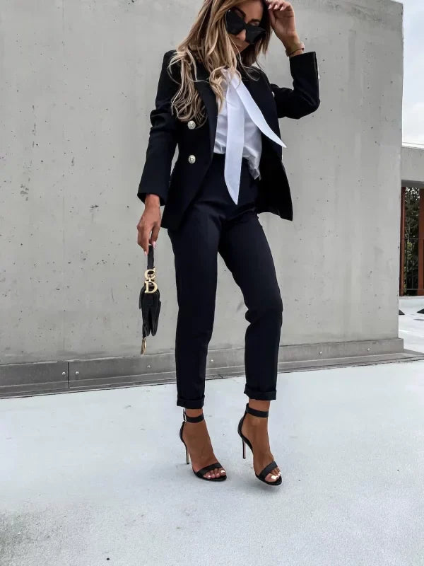 FÁTIMA - CONJUNTO DE BLAZER Y PANTALÓN