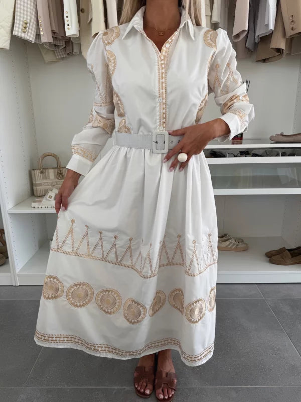JAZMÍN - VESTIDO DE ALGODÓN BLANCO