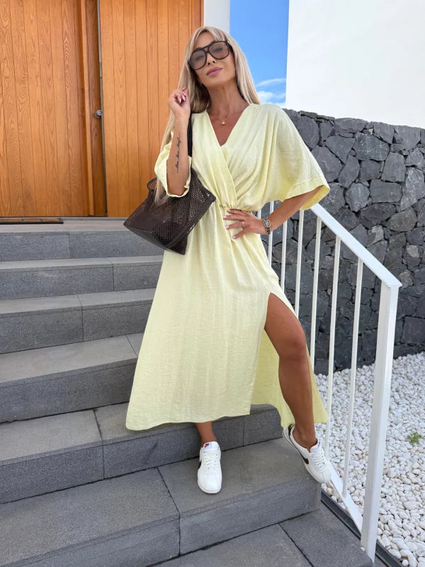 YAJAIRA - VESTIDO MIDI ELEGANTE