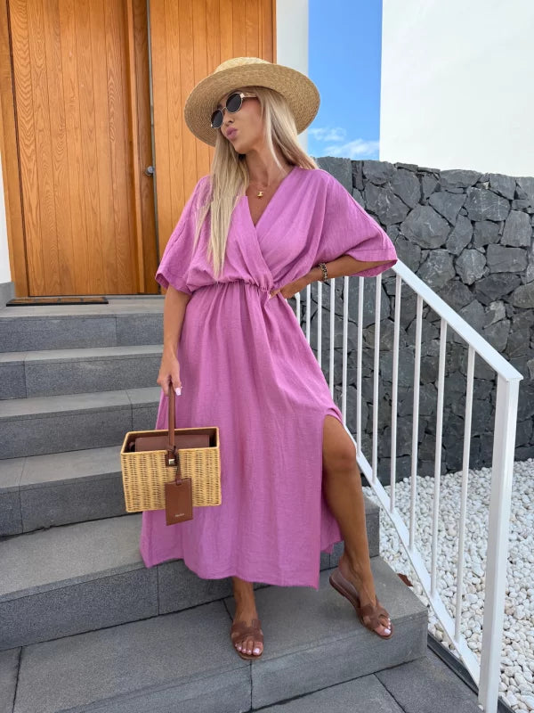 YAJAIRA - VESTIDO MIDI ELEGANTE
