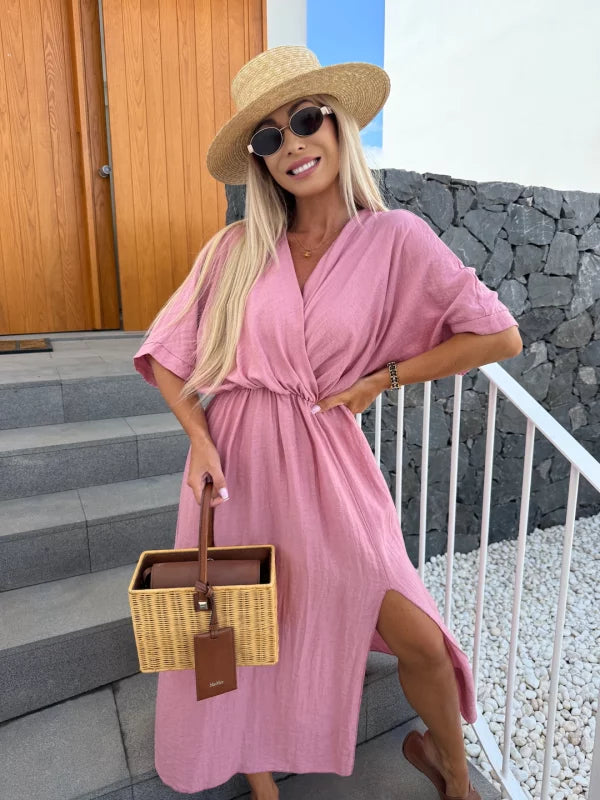 YAJAIRA - VESTIDO MIDI ELEGANTE