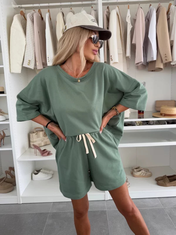 ROXY - CONJUNTO CAMISETA Y SHORT