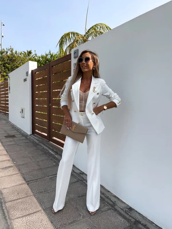 FÁTIMA - CONJUNTO DE BLAZER Y PANTALÓN