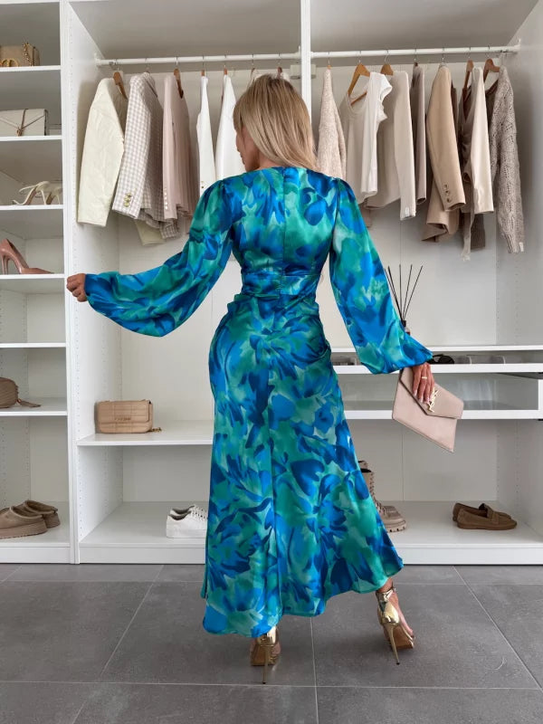 VIRGINIA - VESTIDO CON MANGAS ABULLONADAS