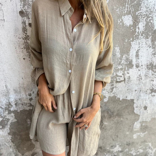 HANA - CONJUNTO DE BLUSA Y SHORT