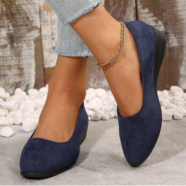 CARIDAD - ZAPATOS CON CUÑA BAJA